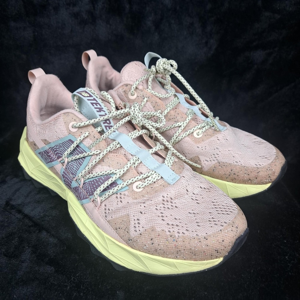 New Balance Tektrel Shoes Mens 8.5 Womens 10 Brown Yellow Trail Running WTTTRLH1